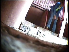 Shapely gals recorded relieving themselves in a shared bathroom Part 3