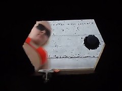 Three gals recorded peeing in a bathroom with a covert device Part 3