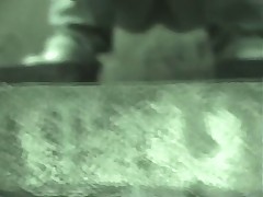 Really captivating youthful women filmed urinating in a private toilet cubicle Part 1