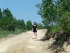 Involving are no panties under this hot pisser's dress Part 1